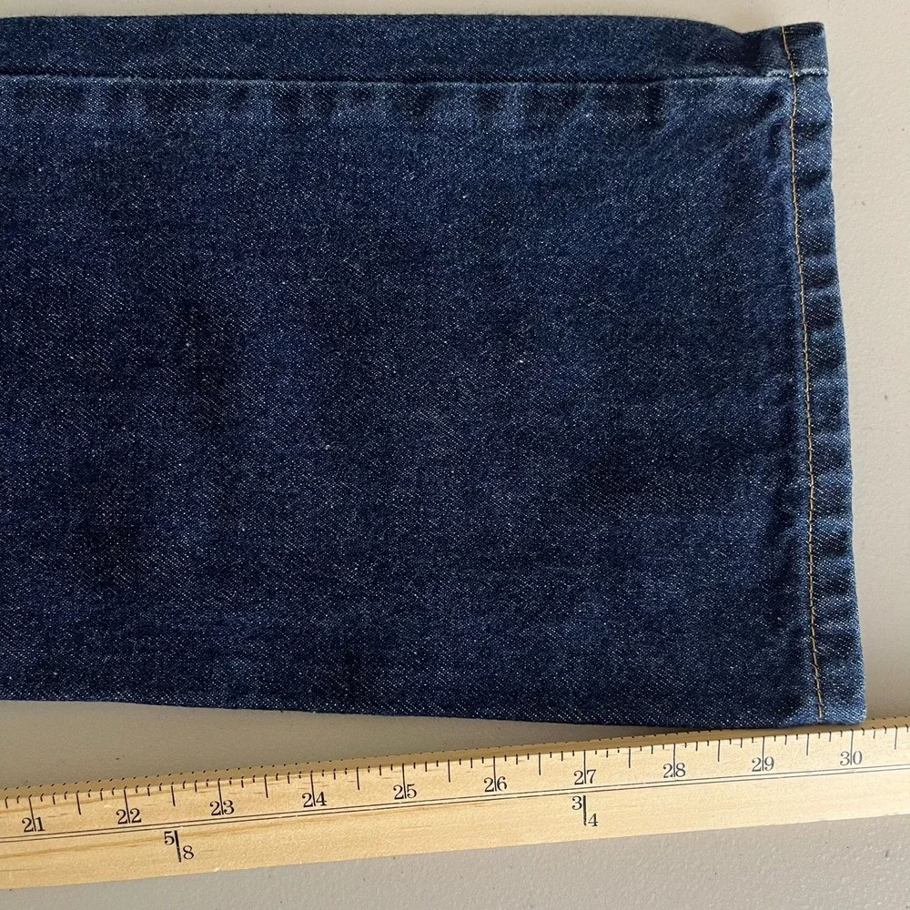 Old Navy Blue Jeans Womens 12 Regular Bootcut Dark Rinse Denim‎ 100% Cotton Vtg